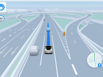 高德业内率先实现城市内全程车道级导航