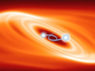 中外科学家发现罕见的“雾绕双星”恒星系统