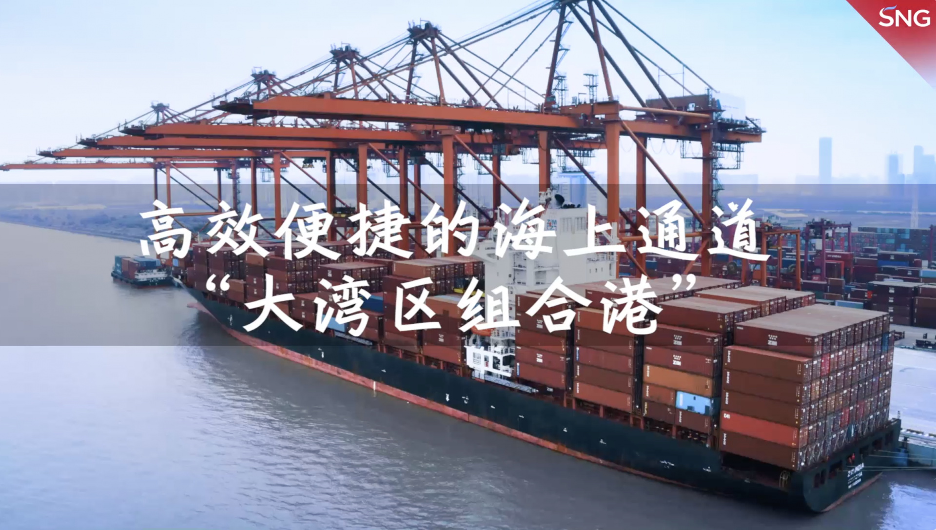 大湾区组合港打造高效便捷海上物流通道