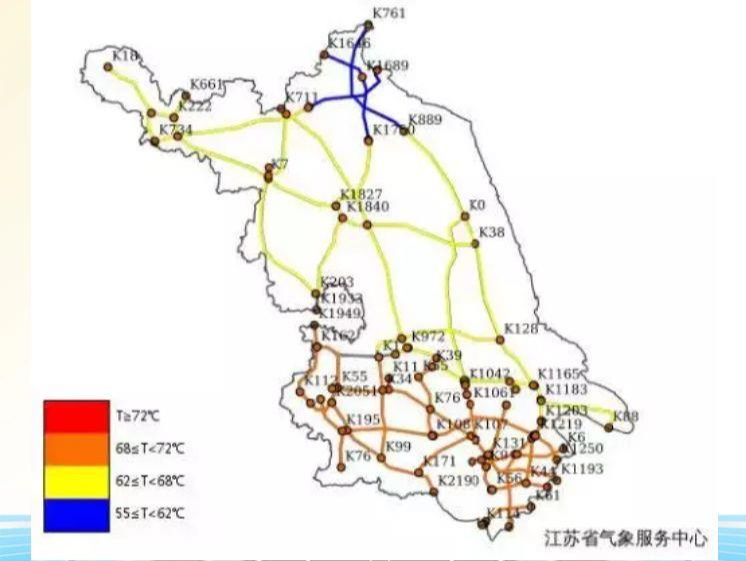 最高地表温度将达72℃！江苏发布高速路面高温预警