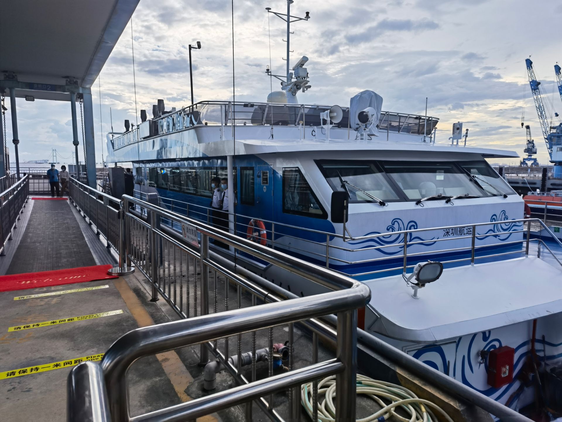 深圳市宝安区首条海上观光航线正式开航！