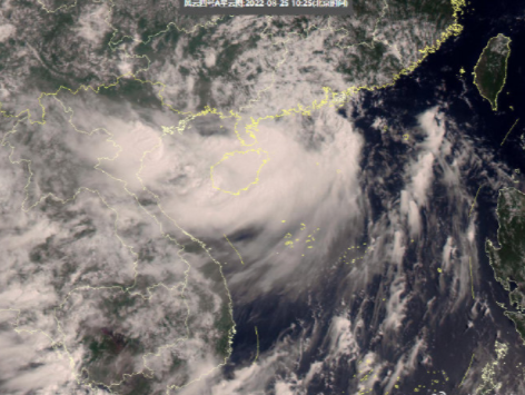 台风“马鞍”在广东电白沿海登陆 登陆时中心附近最大风力12级 
