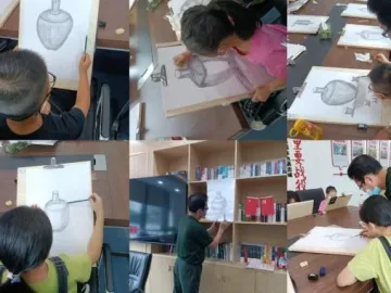笋岗街道推出“童心绘梦”少儿书画班课程            