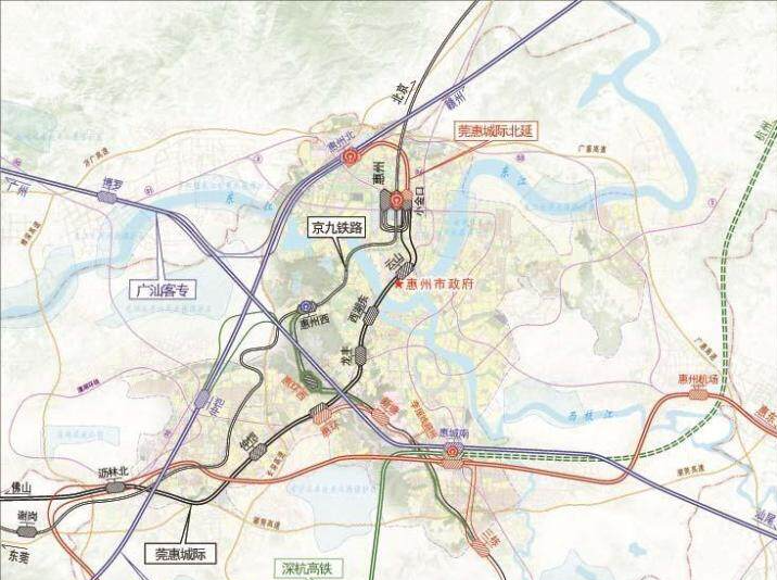 惠大铁路拟改造增加客运功能 全线计划设9座客车站