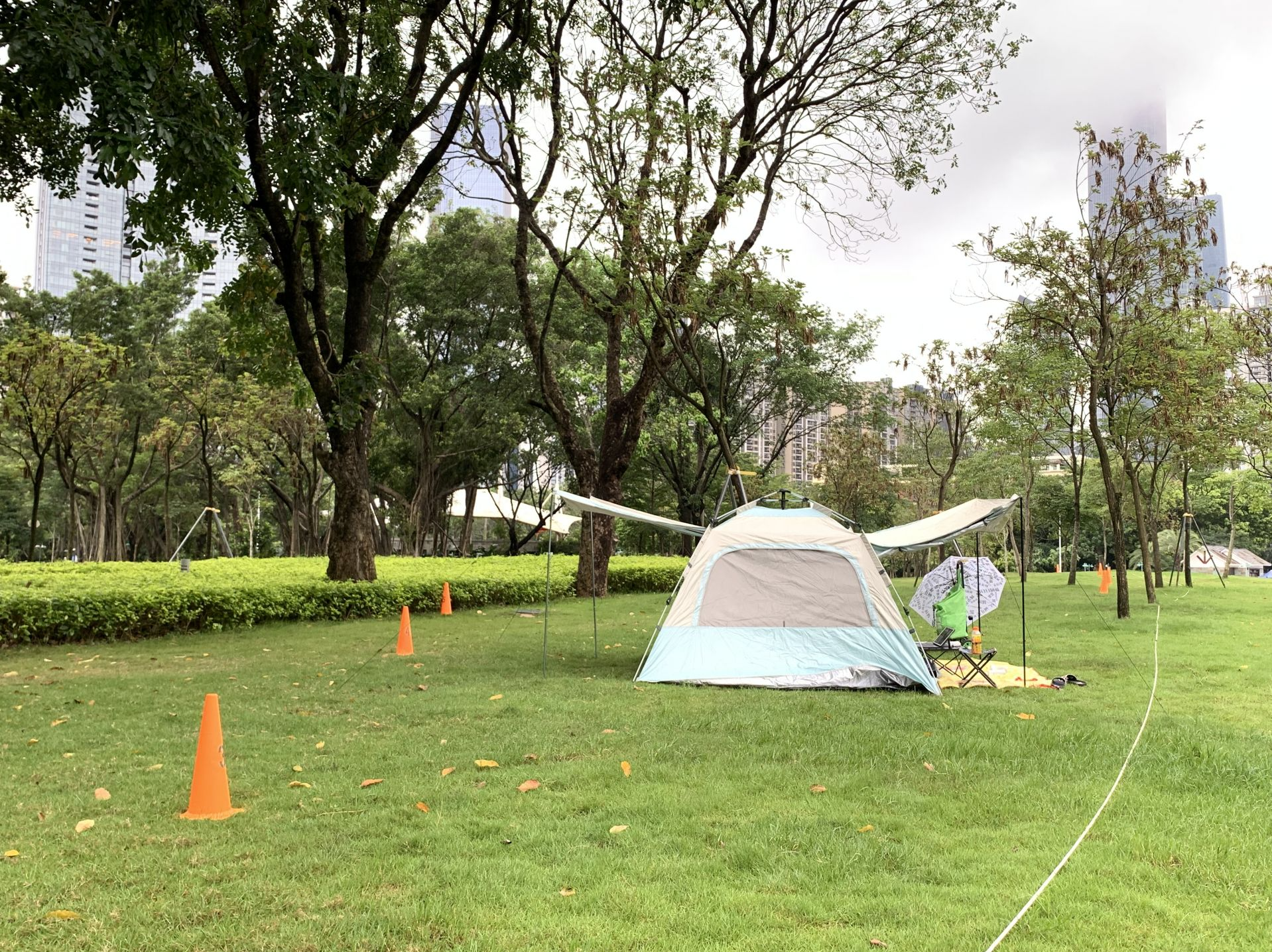关于广州市珠江公园帐篷预约系统停机维护的通知