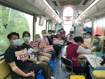 马田街道组织无偿献血 丰富主题党日活动内容