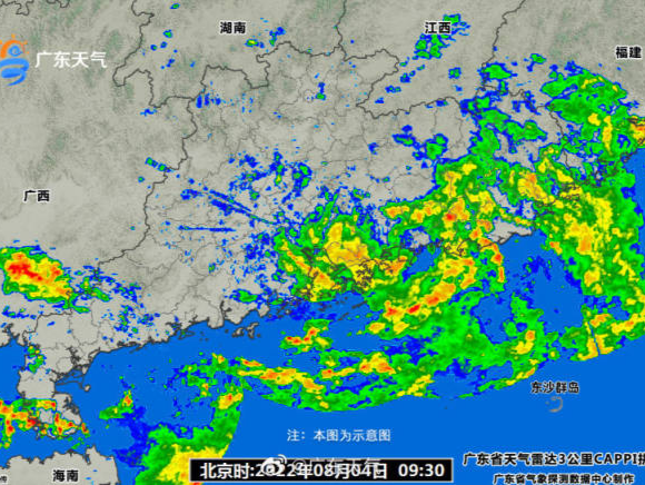 用时不到一天，南海热带低压在惠州惠东沿海登陆！