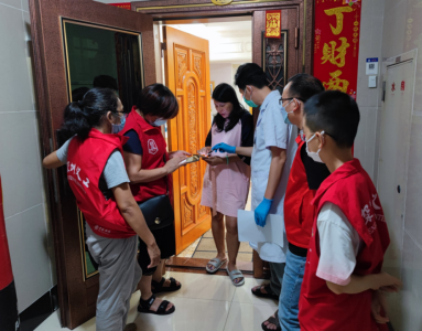 上村社区开展健康素养志愿服务活动