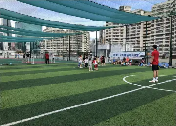 鹏盛社区开展儿童运动训练营活动