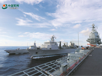 山东舰航母编队在南海展开实战化训练
