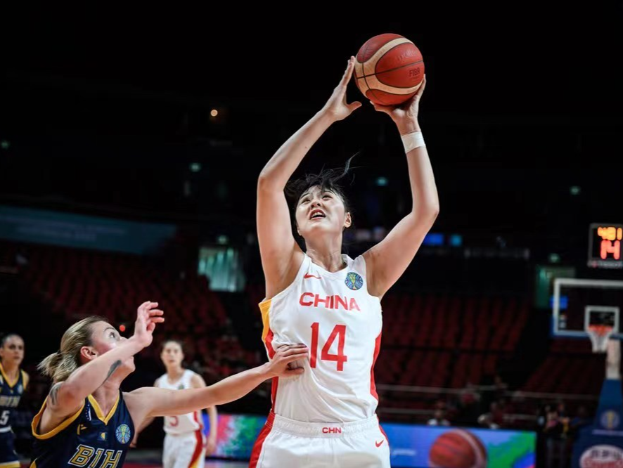 中国队击败波黑队取得女篮世界杯两连胜