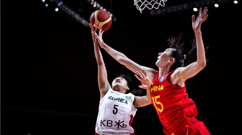 中国女篮大胜韩国女篮 收获世界杯开门红