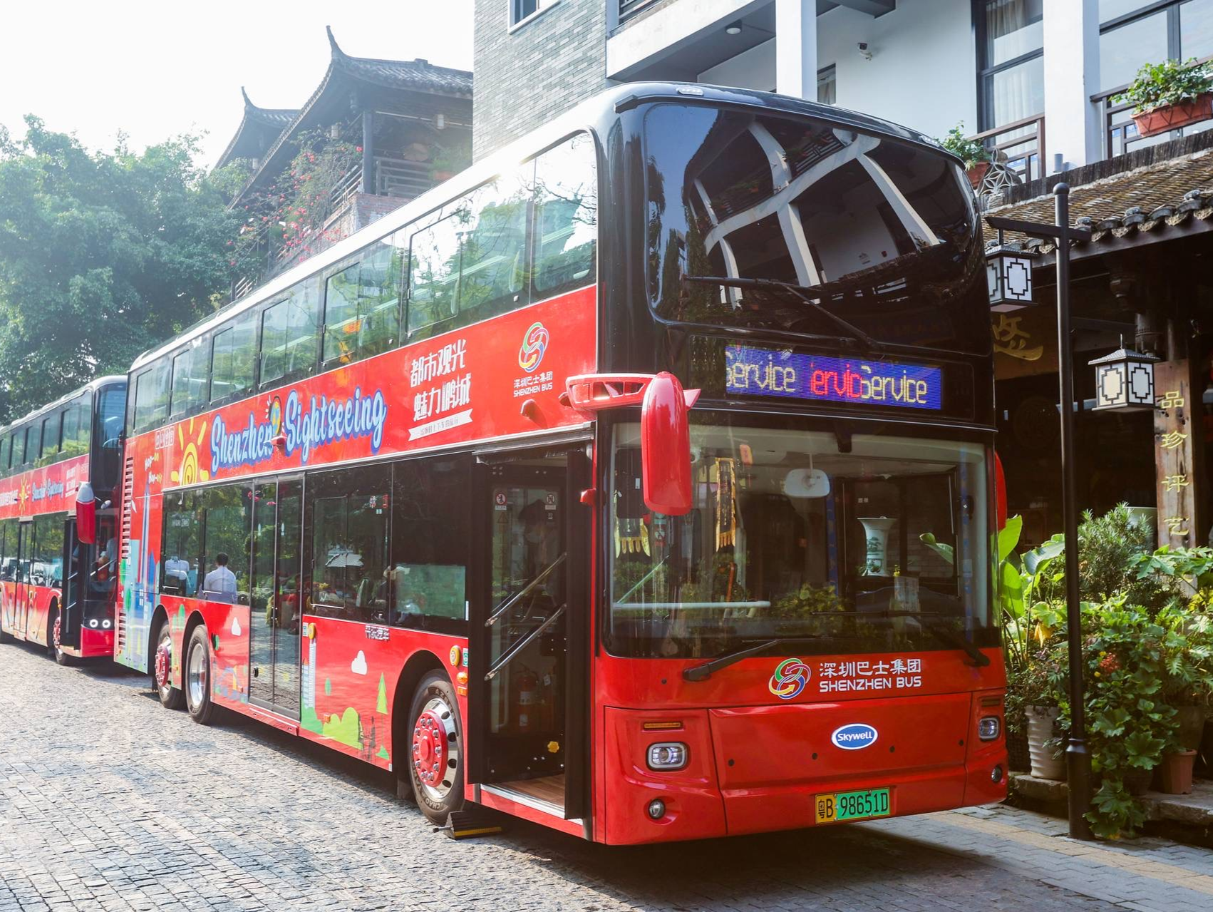 从甘坑古镇出发，深圳第五条旅游观光巴士“绿线”上线啦！