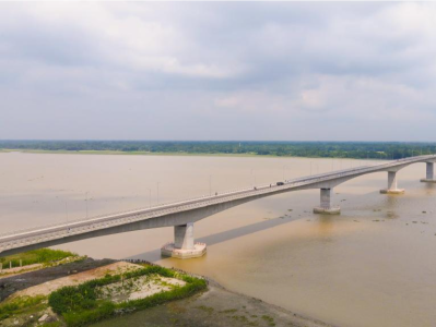 中国援建的孟加拉国孟中友谊八桥正式通车