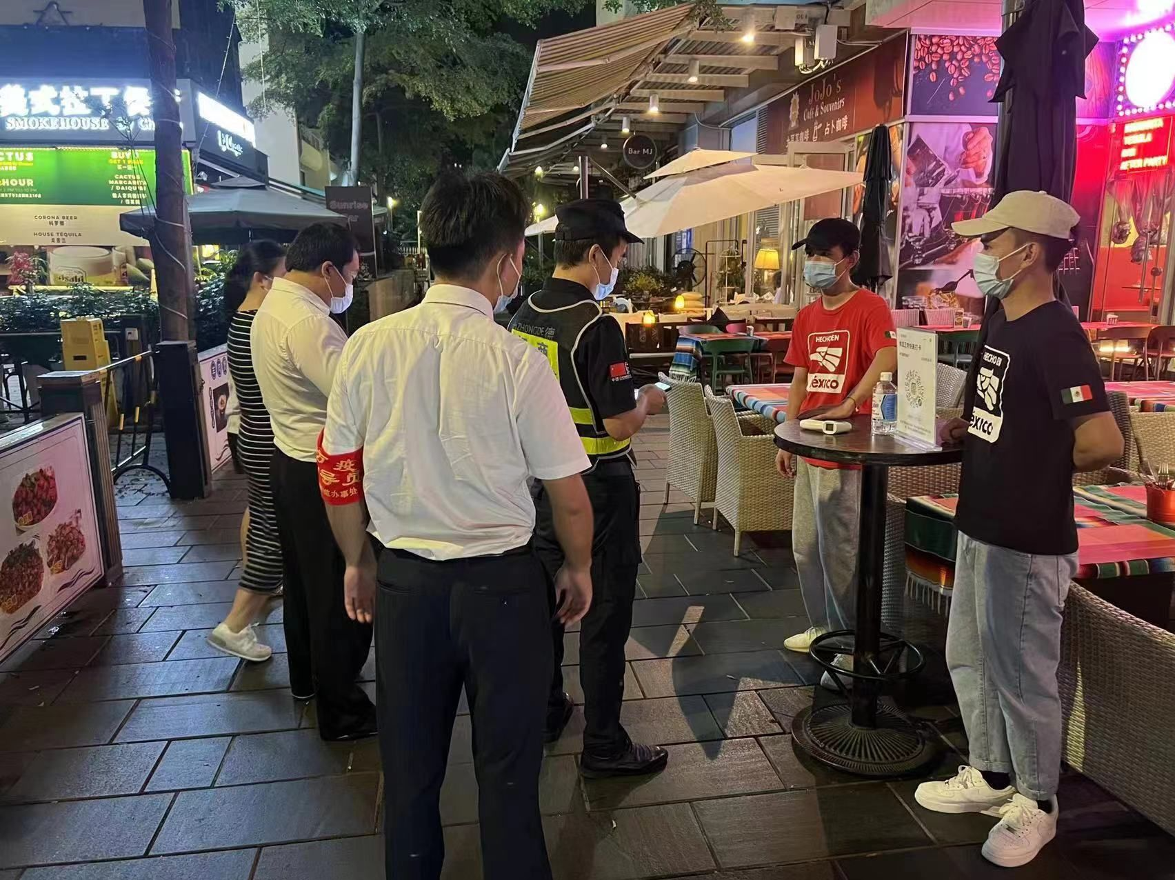 招商街道成立国际化疫情防控劝导队，助力社会面防控
