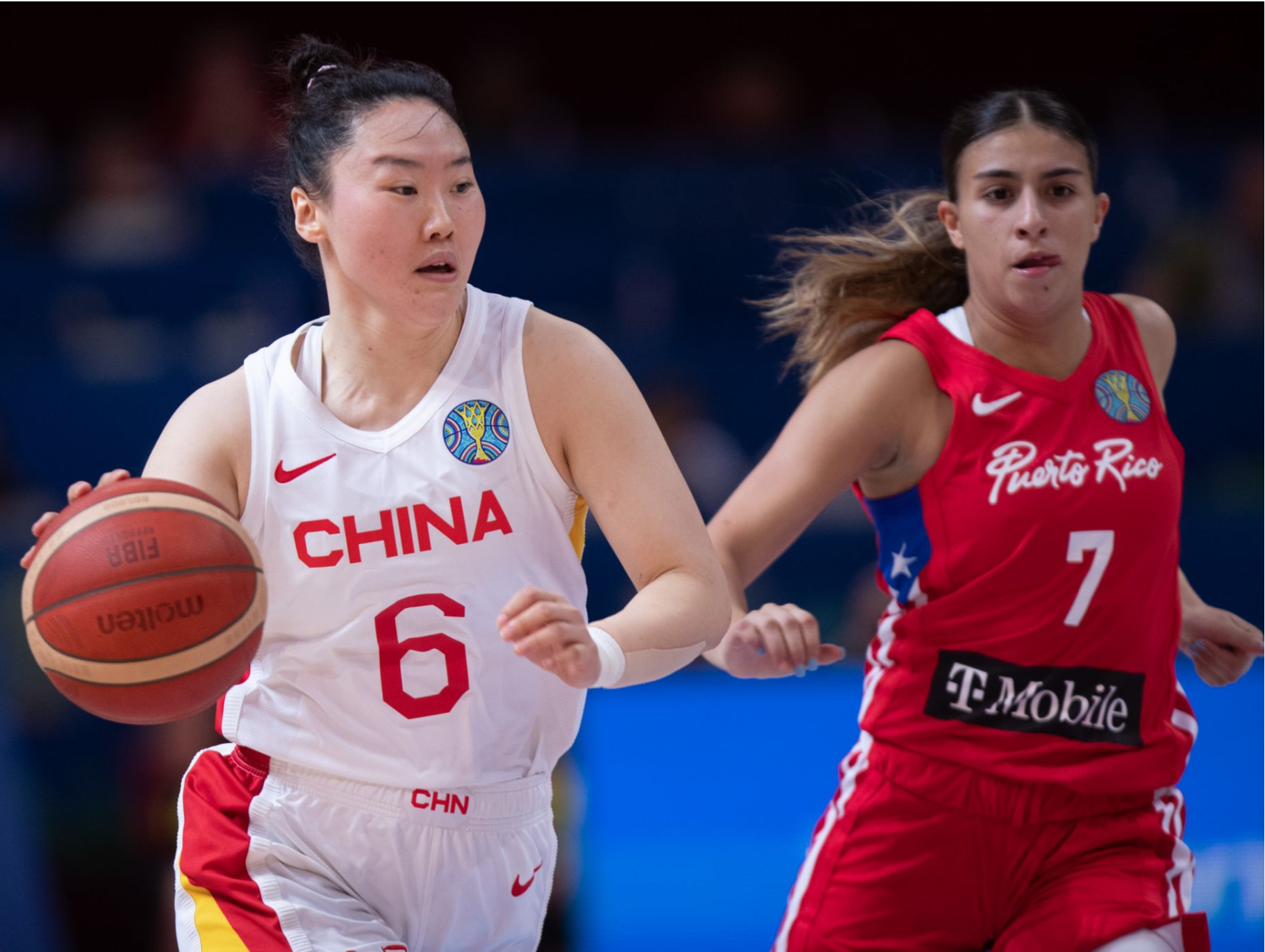 女篮世界杯1/4决赛，中国队迎战法国队