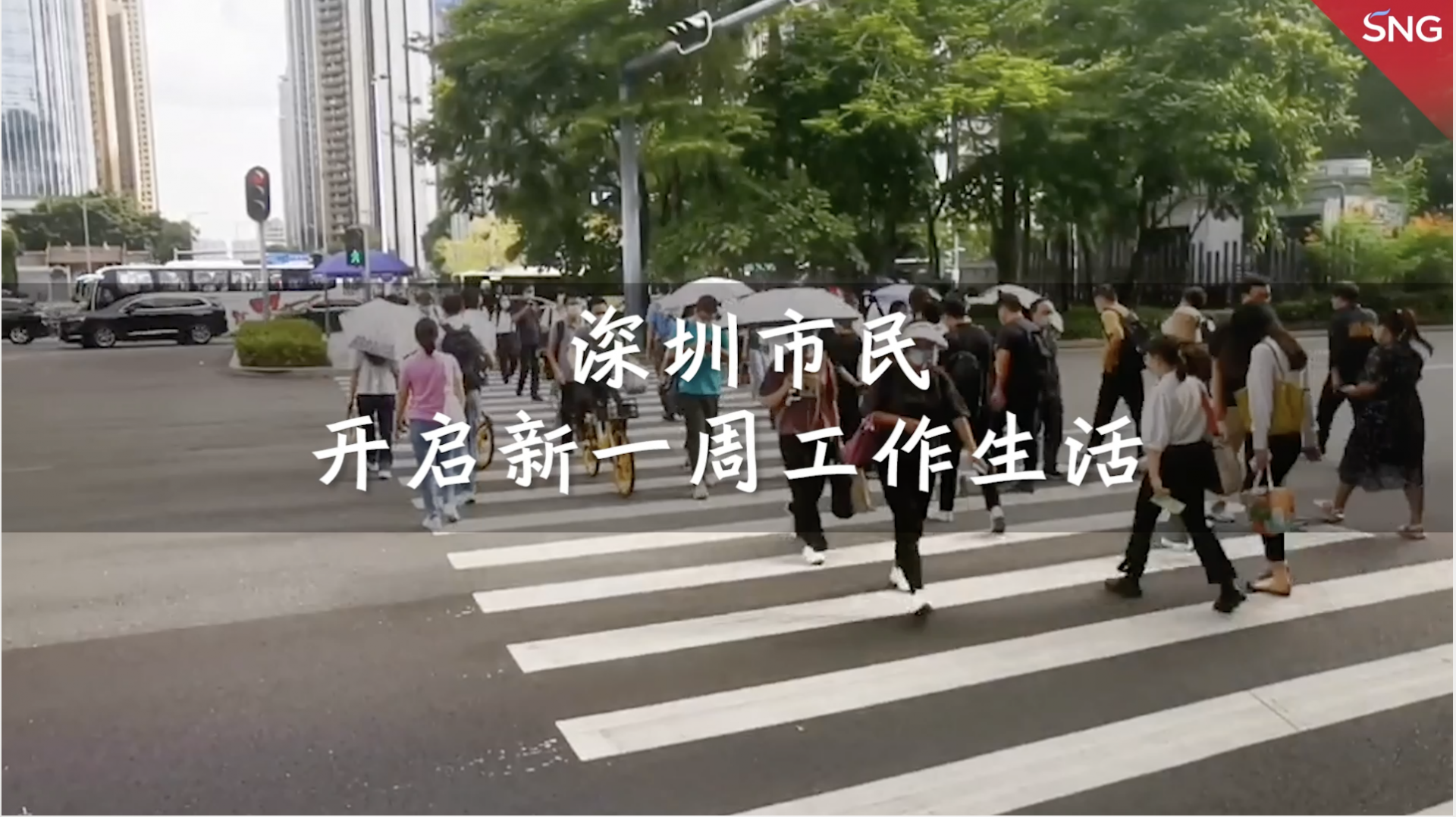 深圳早高峰交通井然有序