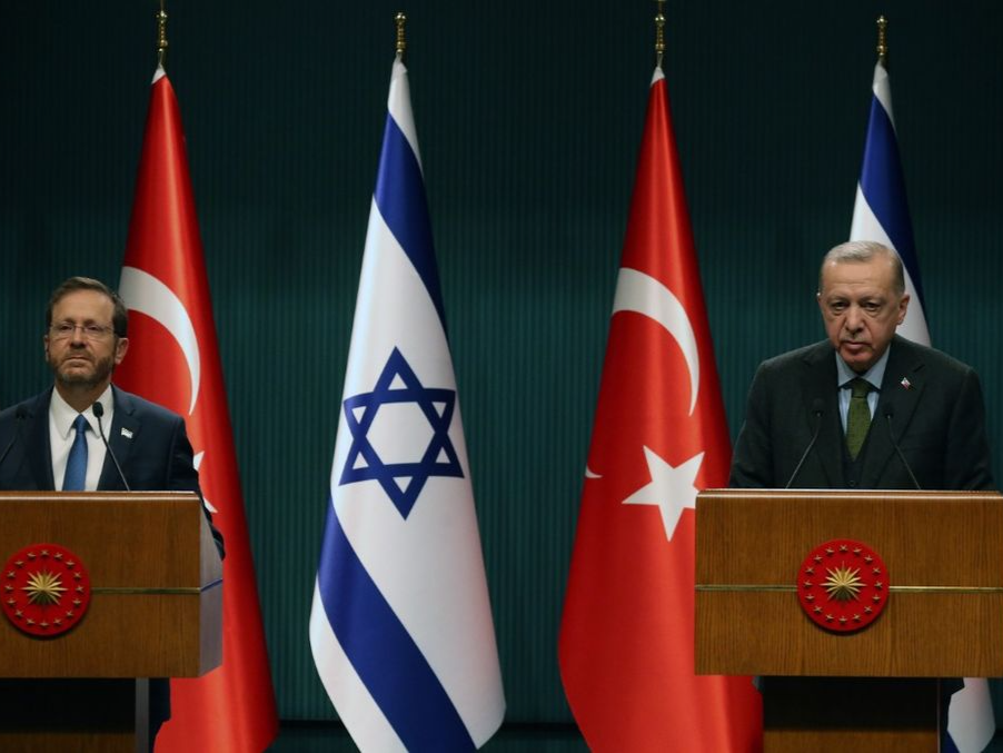14年来首次！土耳其总统与以色列总理晤商双边关系和地区问题