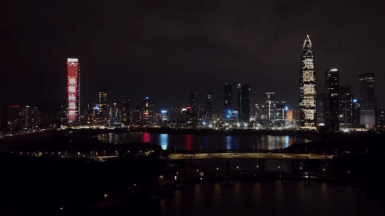 今晚，深圳的夜空，为老师们点亮！