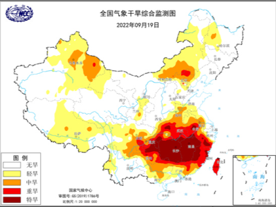 江西超95%县市区现特重气象干旱 9月下旬全省大部仍无降水