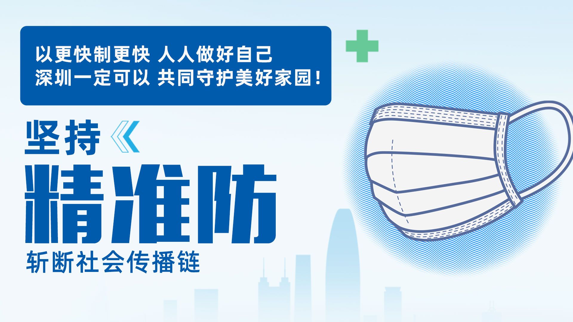 海报 | 坚持精准防，缩小包围圈，深圳一定行