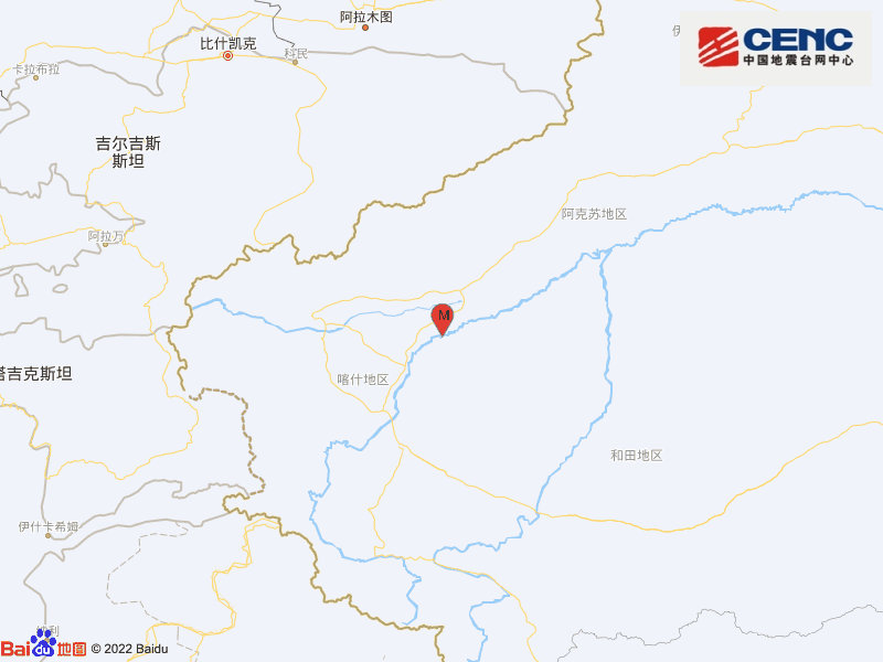 新疆喀什地区巴楚县发生5.1级地震，震源深度17千米