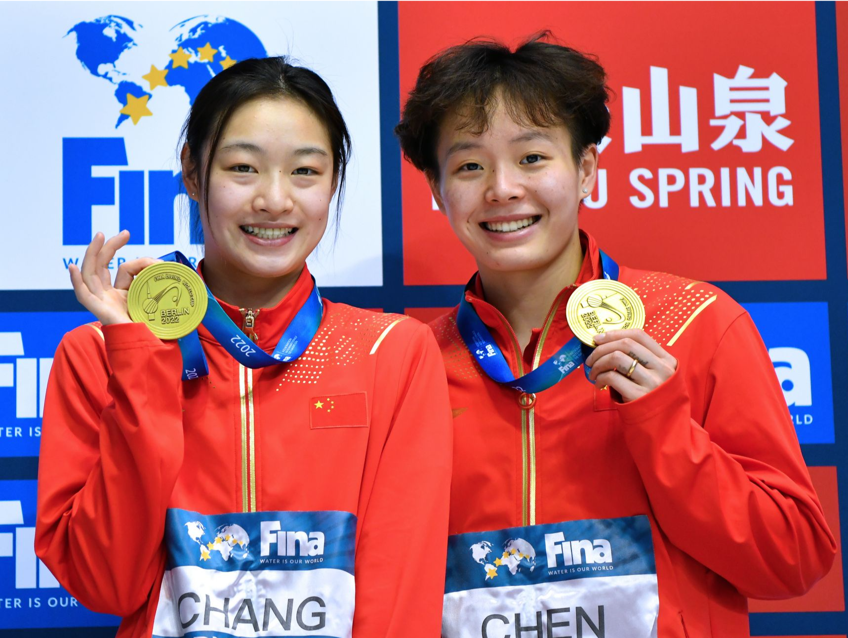 昌雅妮、陈艺文获跳水世界杯女子3米板冠亚军