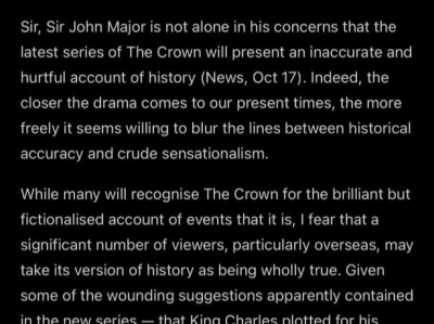 英国著名演员朱迪·丹奇批评《王冠》歪曲史实
