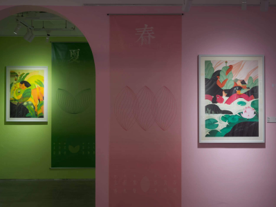 “岁律•二十四节气插画展”在深圳举办