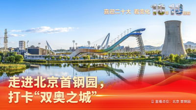 看变化 10年10座城｜走进北京首钢园，打卡“双奥之城”