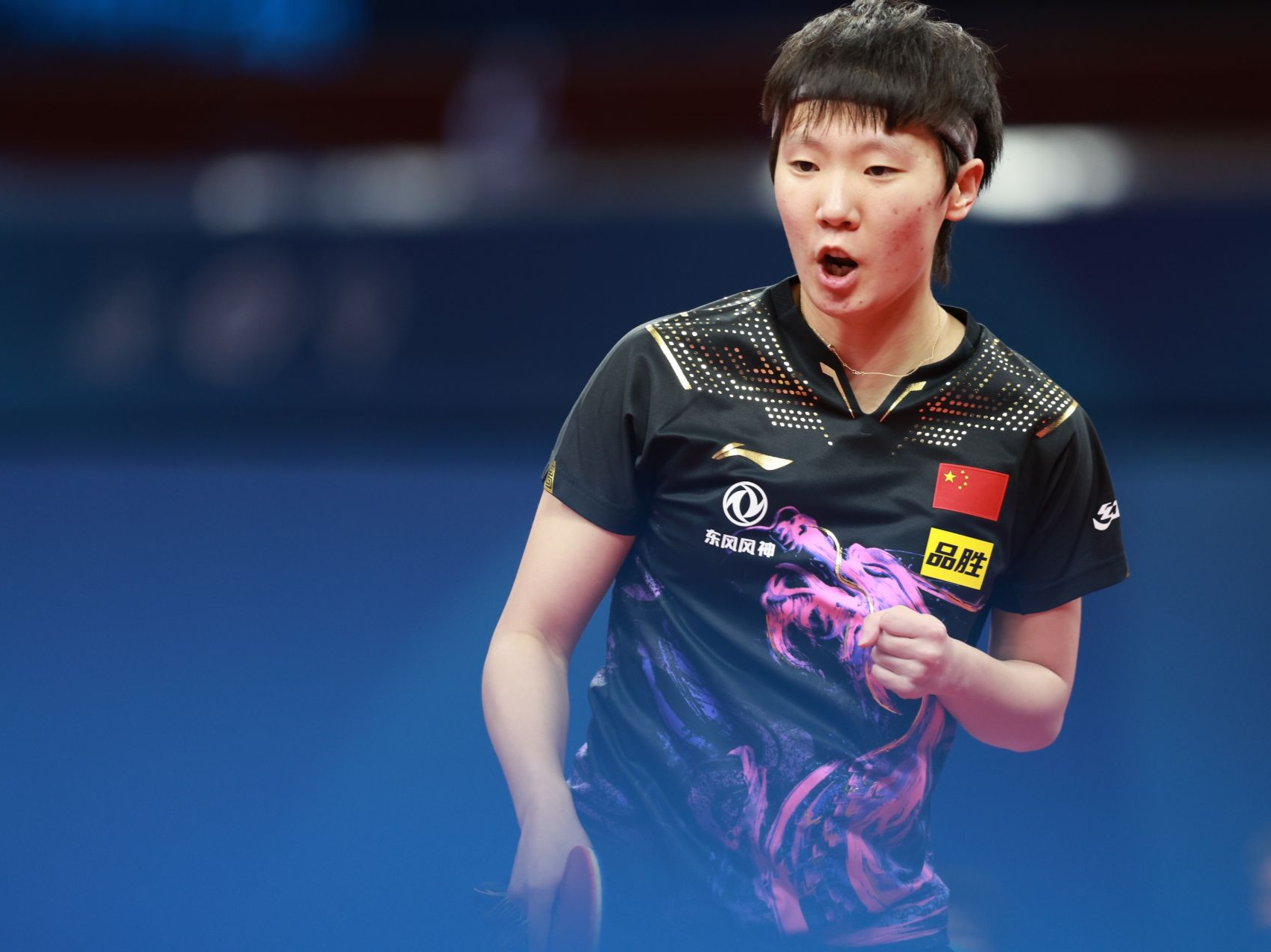 2022世乒赛女团1/4决赛中国队完胜葡萄牙 晋级四强