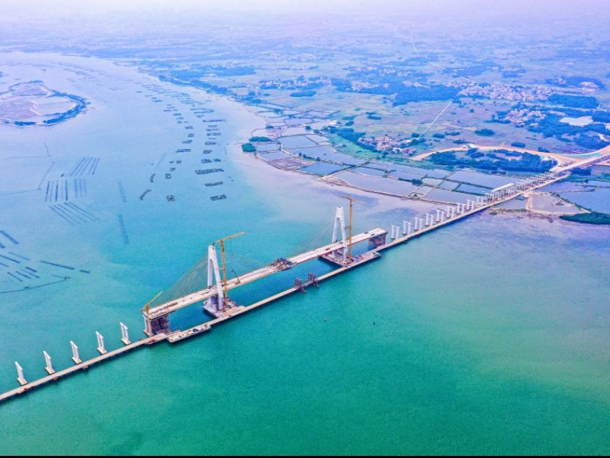 湛江又一海岛高速精准牵手，南三岛大桥主桥顺利合龙
