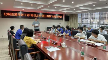 汲智添思促行！公明街道开展主题阅读分享会