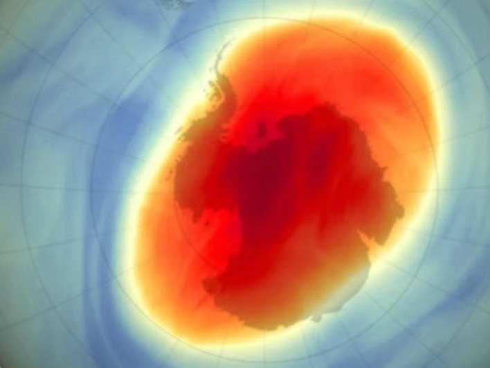美机构：今年南极臭氧空洞稍小于去年