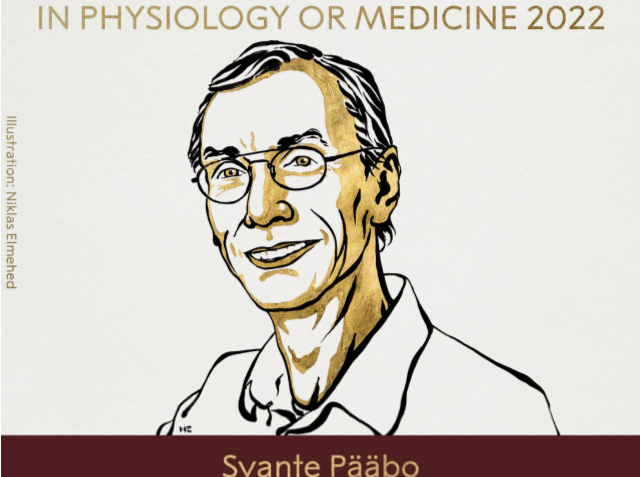 2022年诺贝尔生理学或医学奖揭晓，瑞典科学家斯万特·帕博获奖