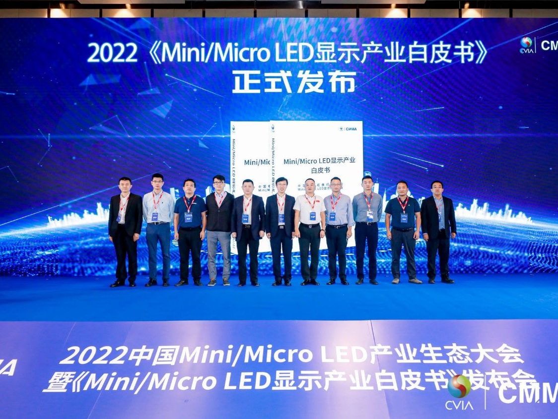《2022Mini/Micro LED显示产业白皮书》在深发布