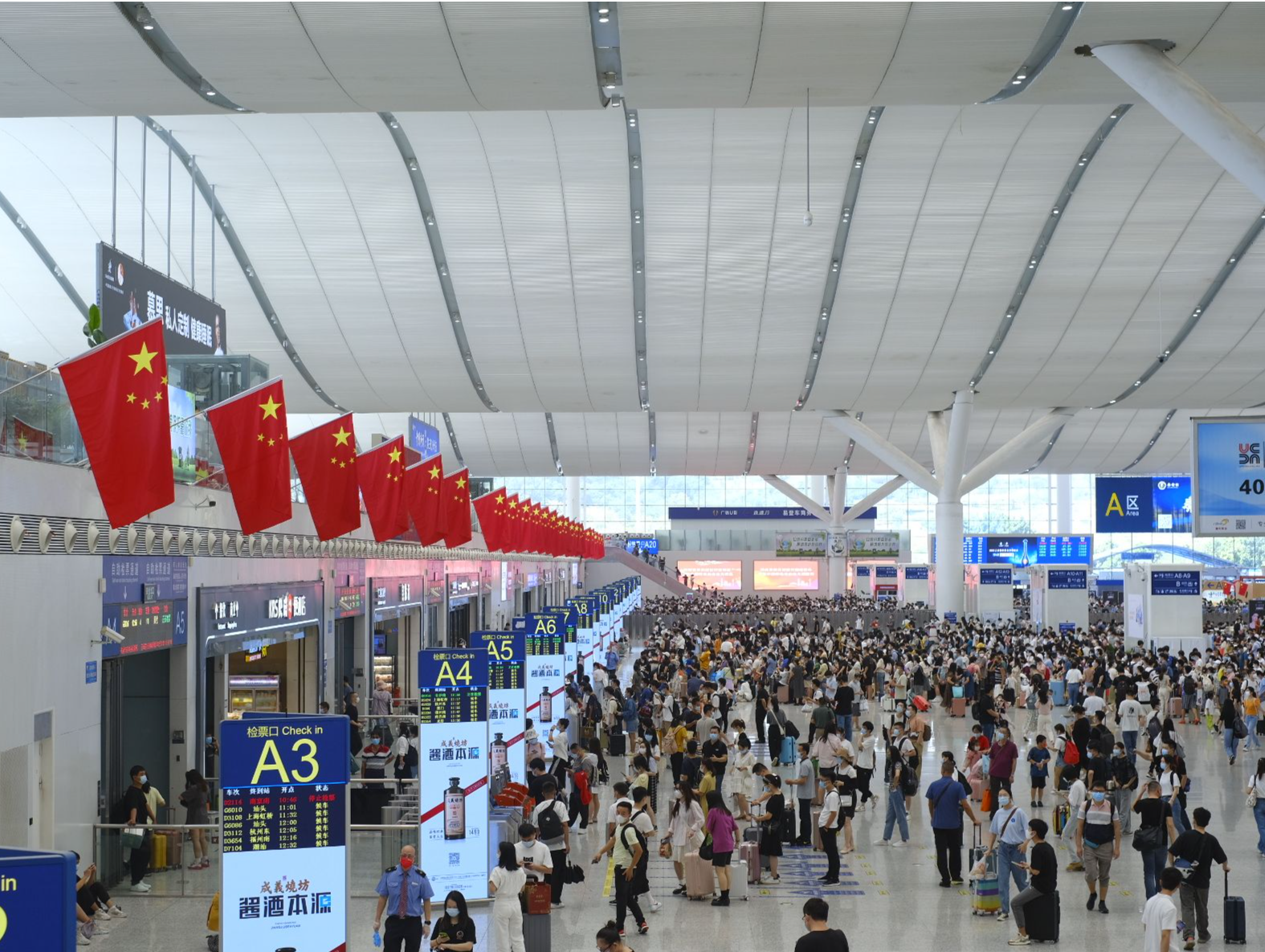 深圳国庆假期铁路累计到发旅客335.53万人次