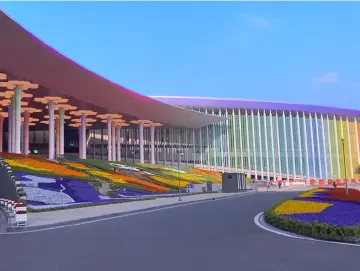 进博五年春满园