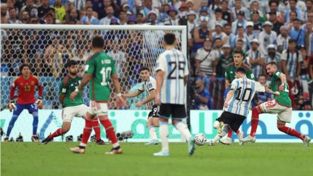 梅西远射破门 阿根廷2:0战胜墨西哥