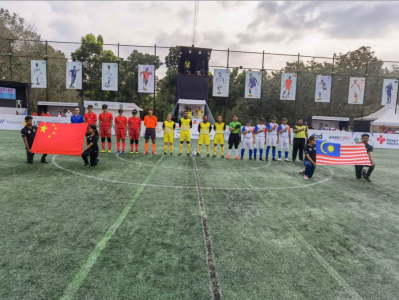 中国盲人足球队获得亚大锦标赛冠军