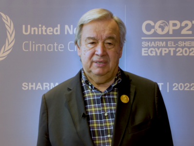 联合国秘书长：欢迎气候变化大会设立损失和损害基金的决定