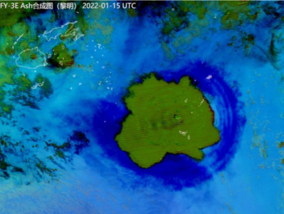 研究发现汤加火山喷发羽流高57公里创纪录