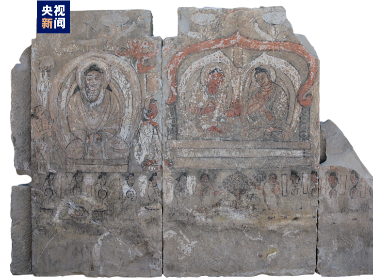 山西首次发现全景式反映北魏平城时期佛教风貌石椁壁画墓
