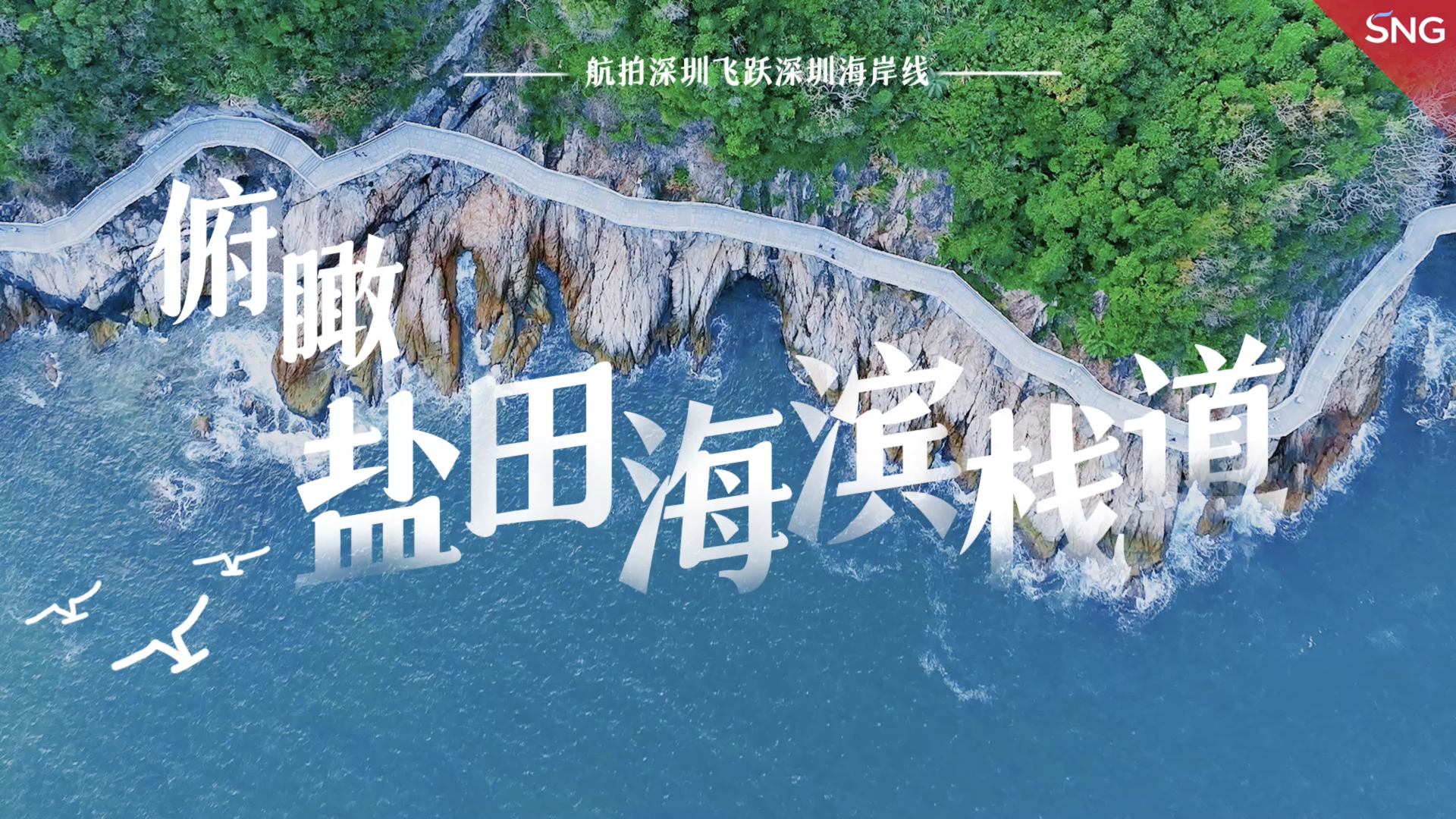 科创赋能 共享深蓝｜俯瞰盐田海滨栈道