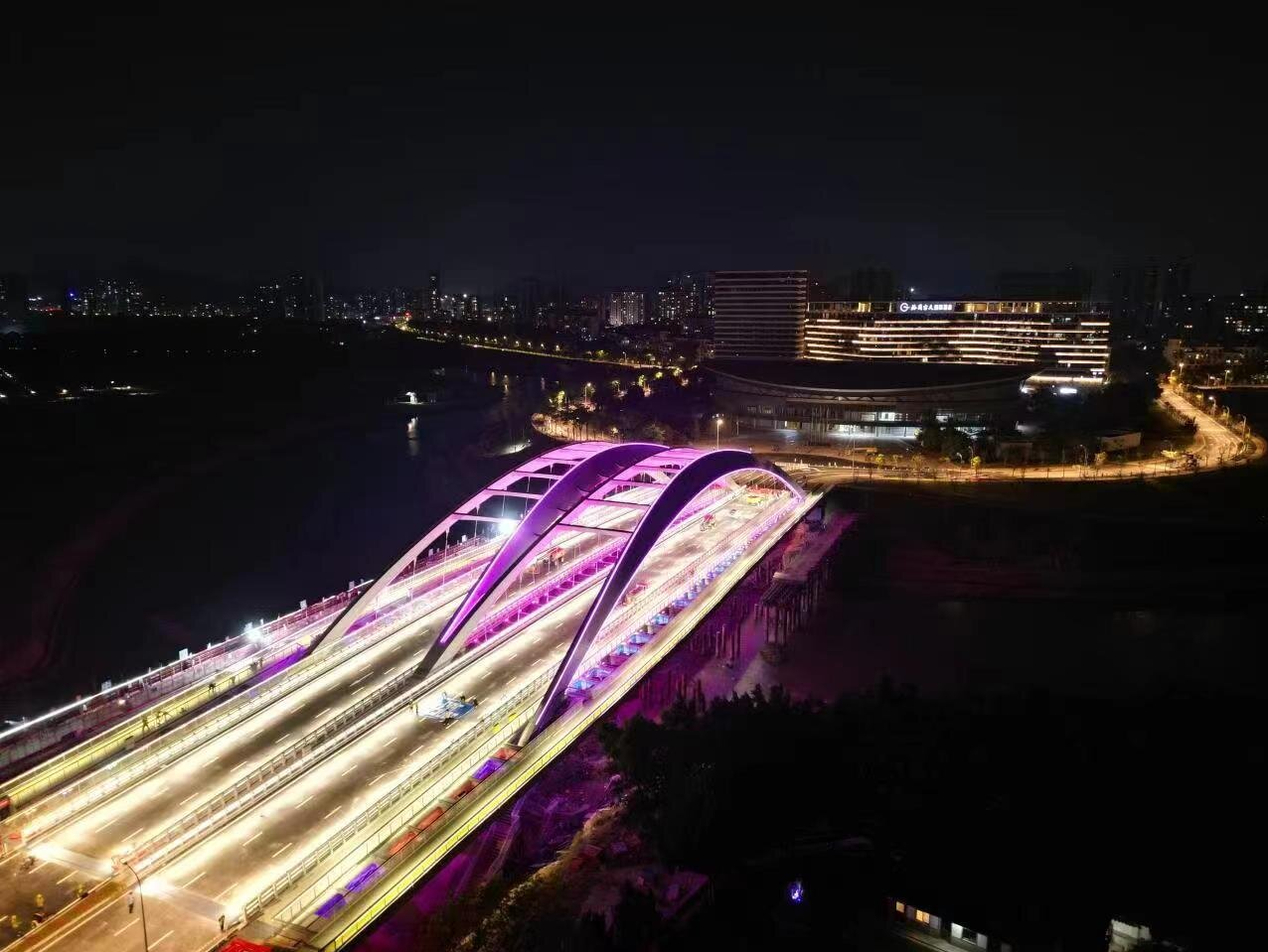 深企承建惠州首座全钢结构特大桥，正式通车！