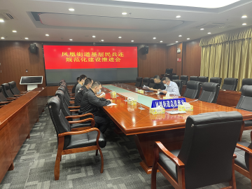 凤凰街道加强社区民兵连规范化建设