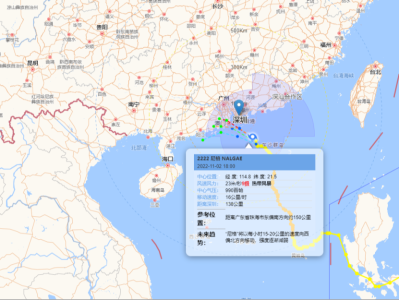 滚动 | “尼格”强度继续减弱并向深圳市靠近 3日可能于珠江口附近登陆