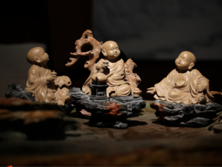 我帮展商找市场｜工艺美术·铁丸石雕《茶逢知己》