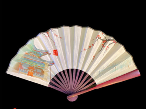 我帮展商找市场｜创意设计·手绘邢台系列文创产品——折扇