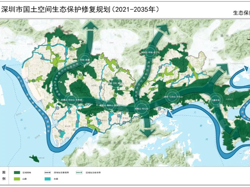 《深圳市国土空间生态保护修复规划（2021-2035年）》正式印发实施